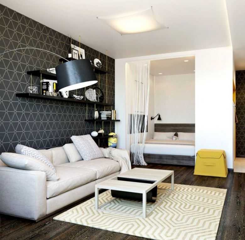 40 свежих идей дизайна однокомнатной квартиры 38 кв. м