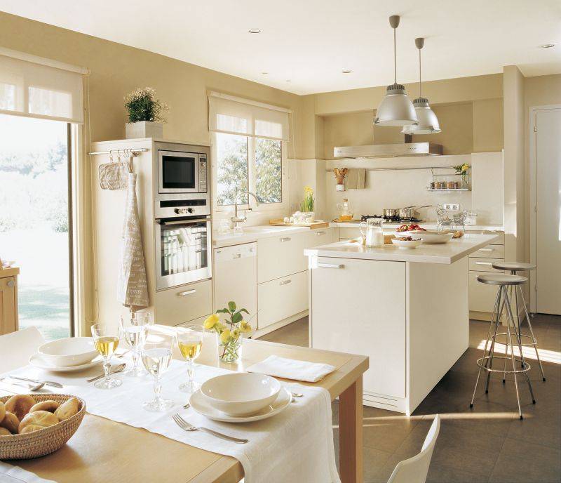 6 главных шагов в правильном дизайне кухни-гостиной площадью 30 кв. м.