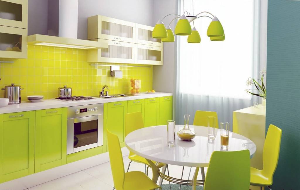 Зеленая кухня в интерьере: 130+(фото) сочетаний с другими цветами