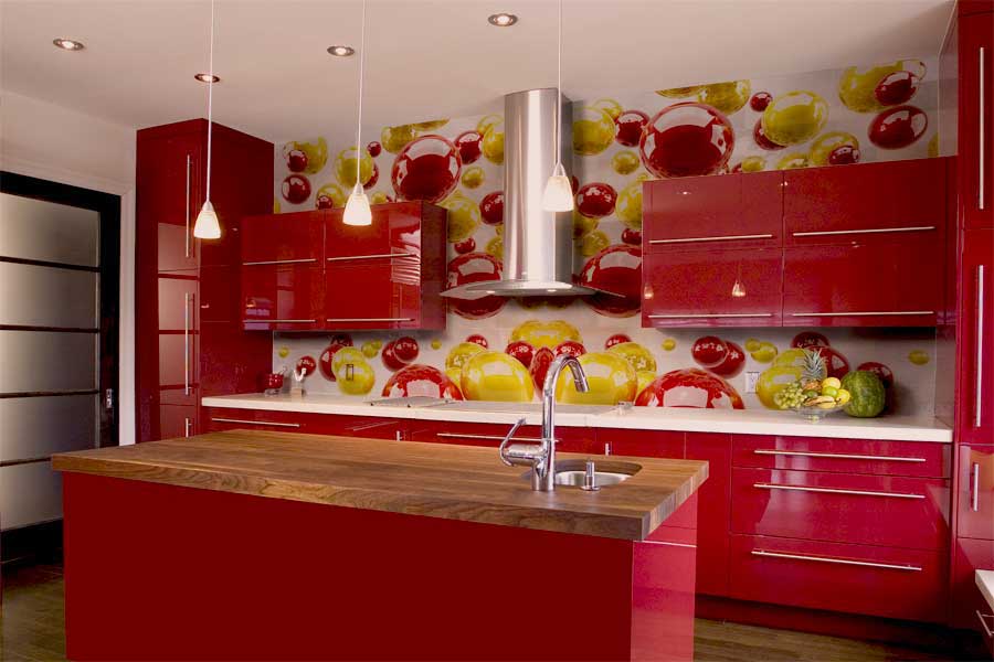 Фотообои 3д для кухни: как выбрать современные обои 3d на стену в кухне - domwine