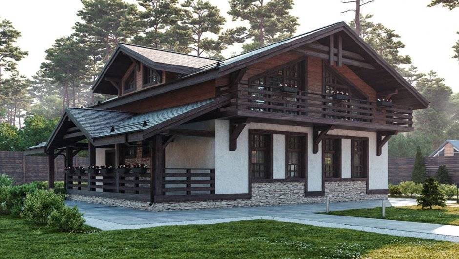 Дом из кирпича и дерева. комбинированные дома из камня и дерева (51 фото): проекты, преимущества, особенности строительства