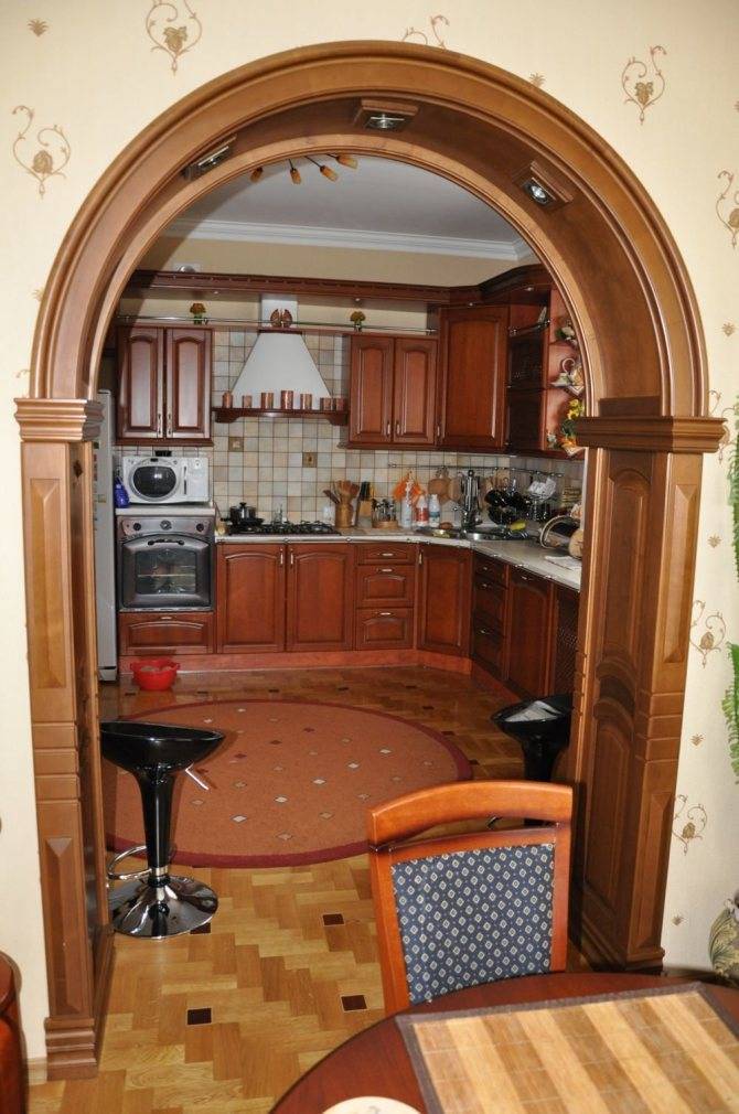 Арка на кухню вместо двери: 115+ (фото) дизайна своими руками