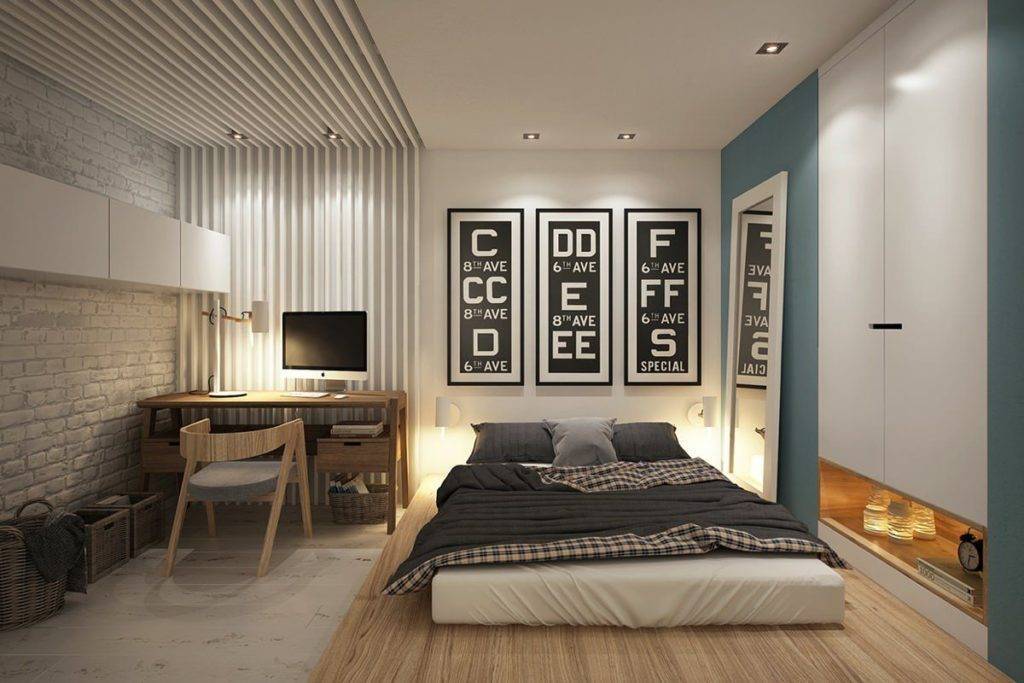 Каким должен быть дизайн спальни-кабинета