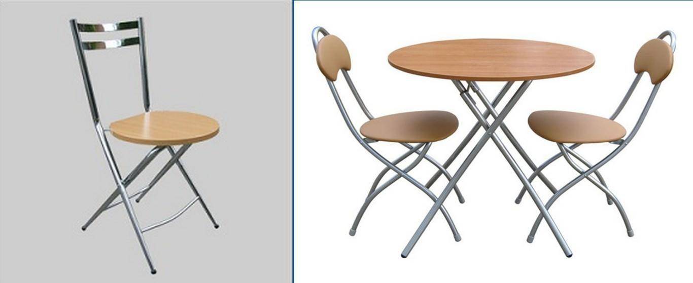 Особенности складных стульев для кухни