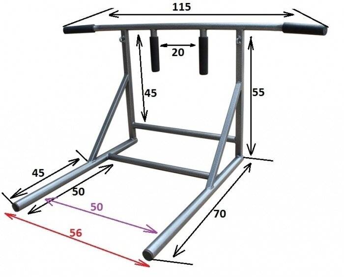 Размеры турника 3 в 1 чертежи - 97 фото
