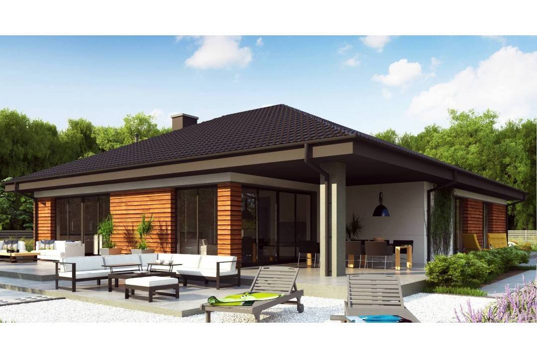 Проекты одноэтажных домов с террасой: 80 наиболее комфортных реализаций и актуальные тренды - «дизайн дома» » «дизайна интерьера»