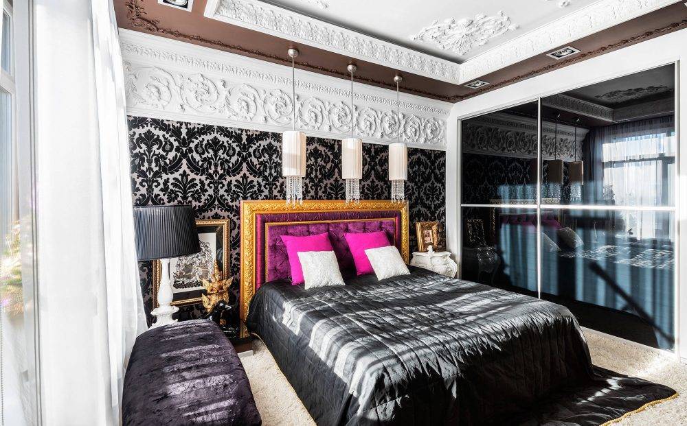 Дизайн спальни в стиле арт-деко, фото – rehouz
