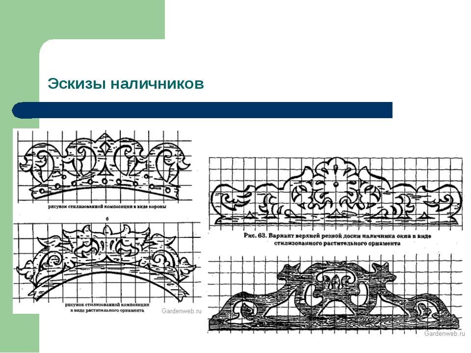 Образец наличников на окна