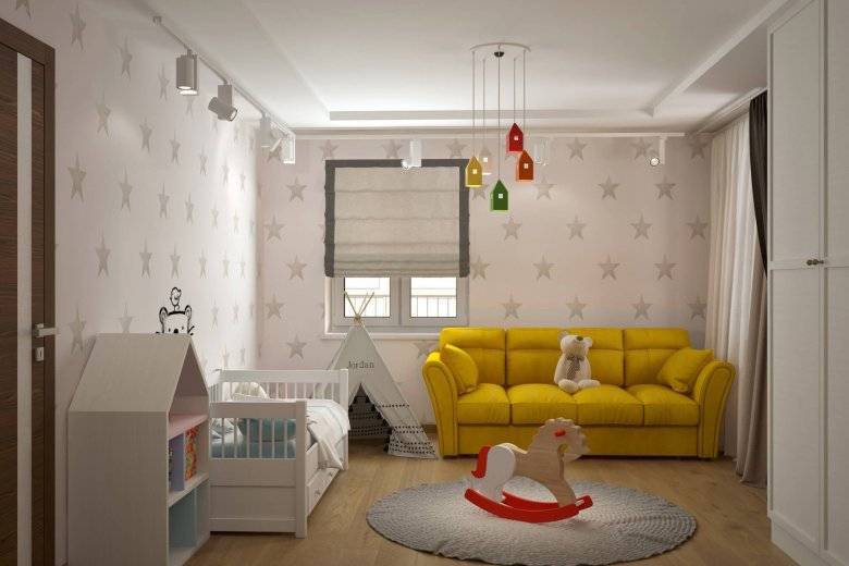 Современный дизайн двухкомнатной квартиры для семьи с ребенком – подборка 22 фото