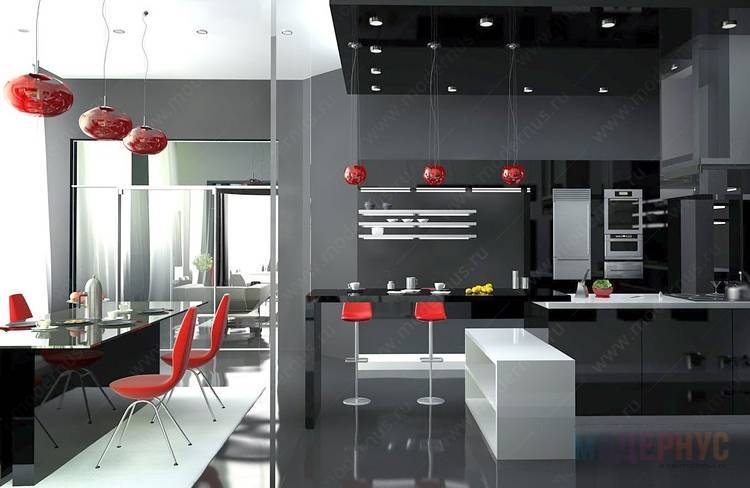 Кухня в стиле хай-тек: фото интерьера, дизайн в сочетании с другими направлениями, декорирование