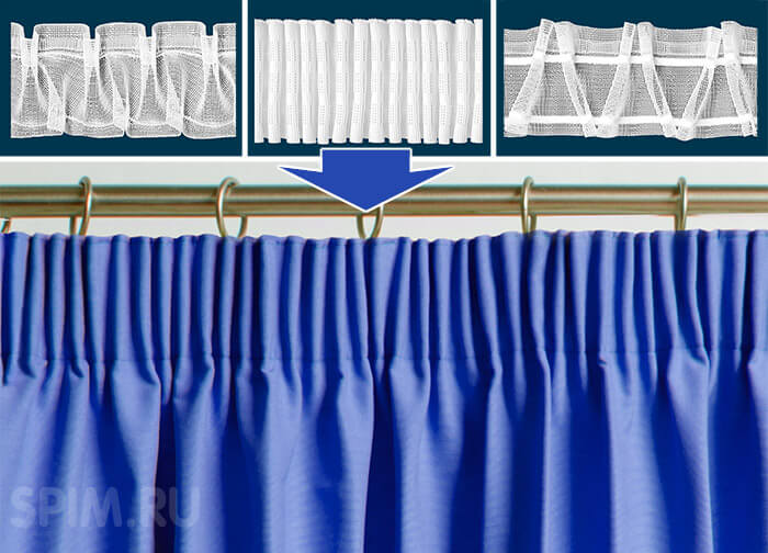 Лента для штор: особенности применения и пошива разных видов лент для штор. правильный уход за лентой, способы подшивки своими руками (фото + видео)