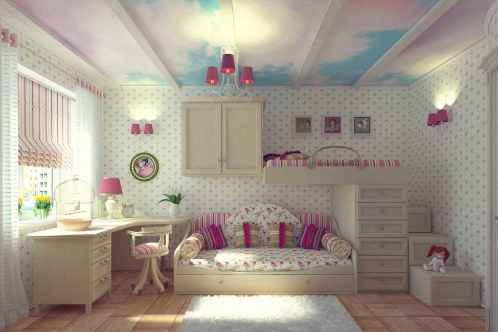 Детская комната для двух девочек: 70 фото, идеи дизайна
