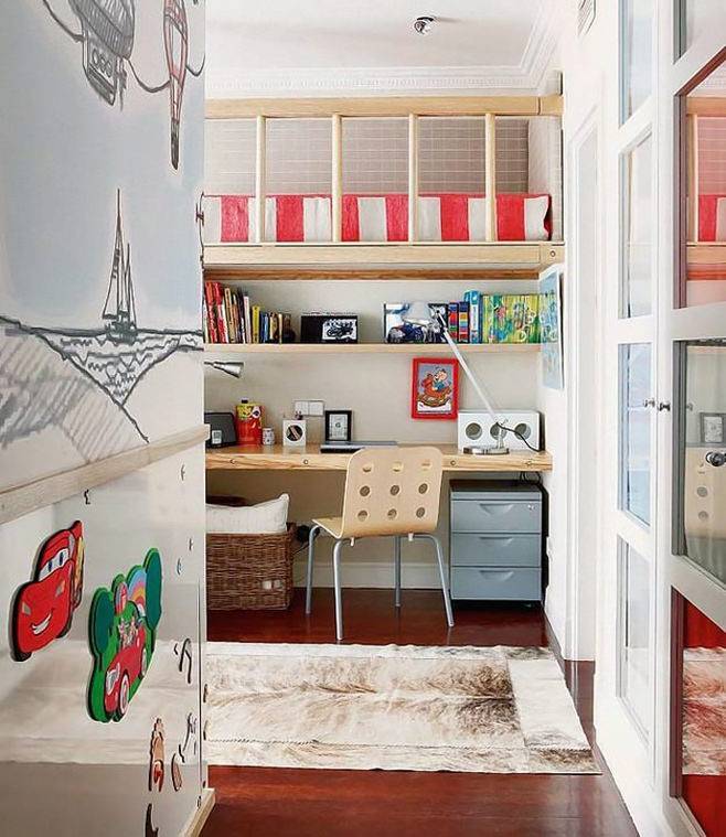 Маленькая детская комната — секреты оригинальной планировки и размещения элементов интерьера (125 фото)