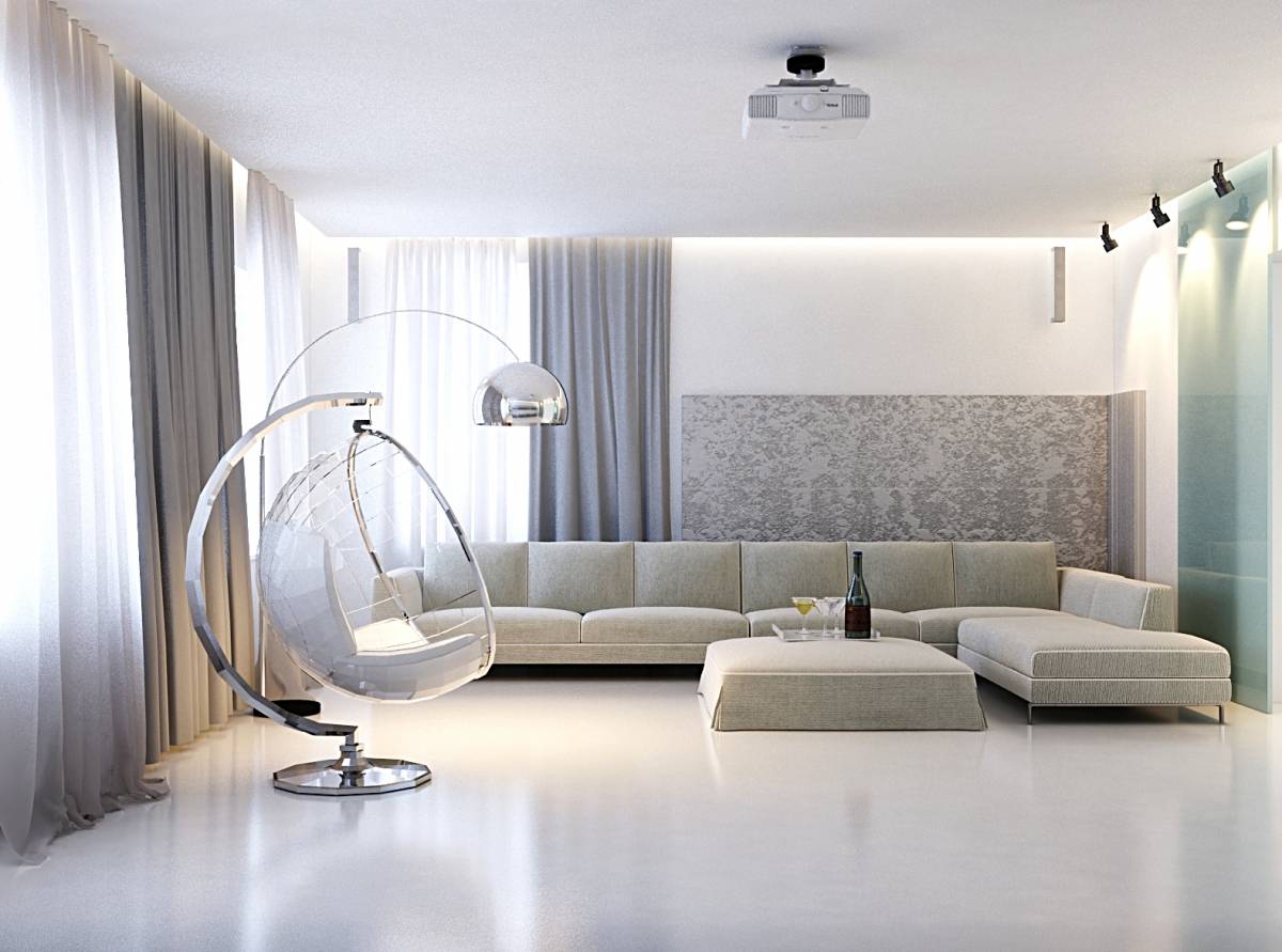 Гостиная в стиле «хай тек» (54 фото): дизайн интерьера зала в лучших традициях «минимализма», стильные современные варианты оформления