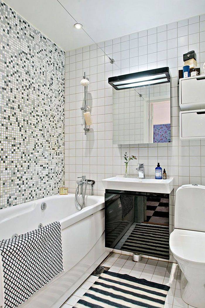 Мозаика для ванной — примеры эксклюзивного и стильного дизайна в ванной комнате (100 фото)