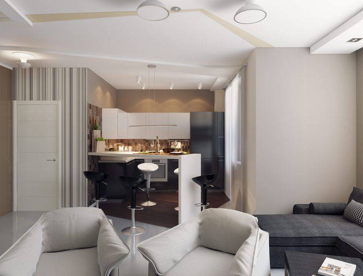 Cоздаем дизайн интерьера квартиры 38 кв метров — компактность и продуманность