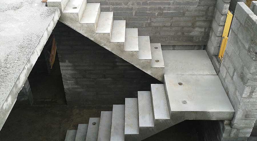 Бетонная лестница в доме: устройство, инструкция