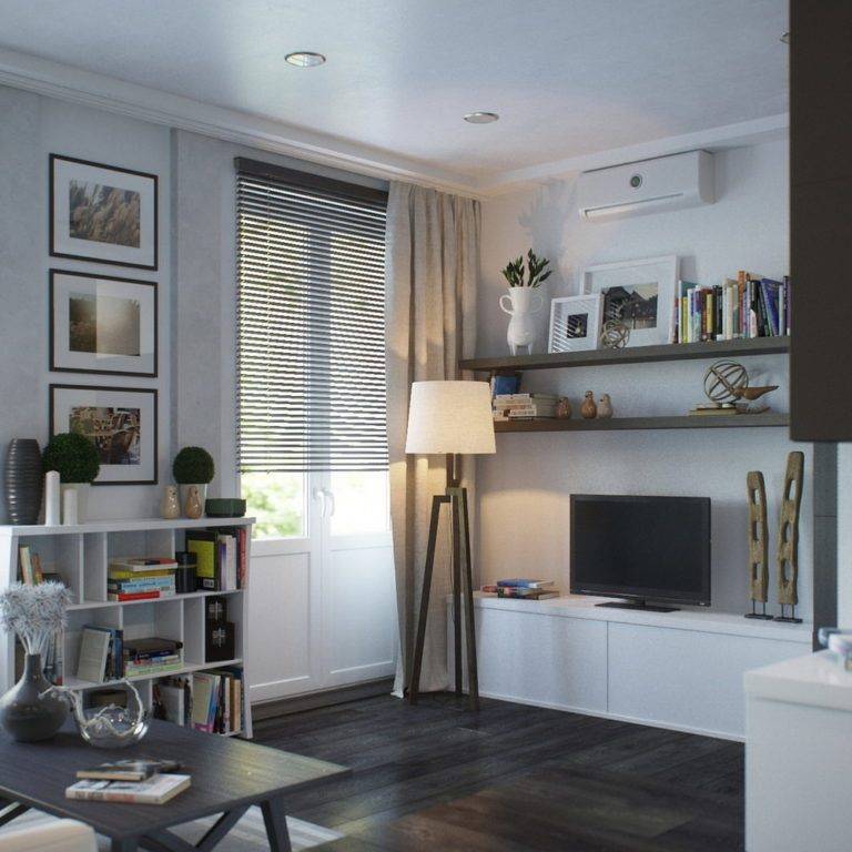 Квартира-студия 30 кв м - планировка, фото: примеры зонирования пространства, дизайн интерьера и организация освещения