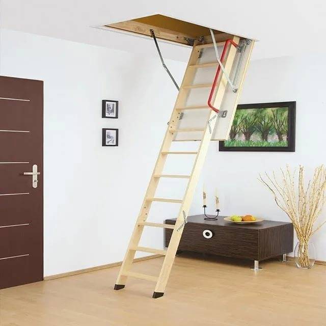 Чердачная лестница с люком — модный помощник в доме - «дизайн дома»