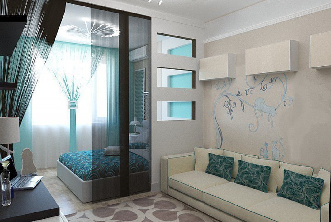 Дизайн спальни-гостиной | домфронт