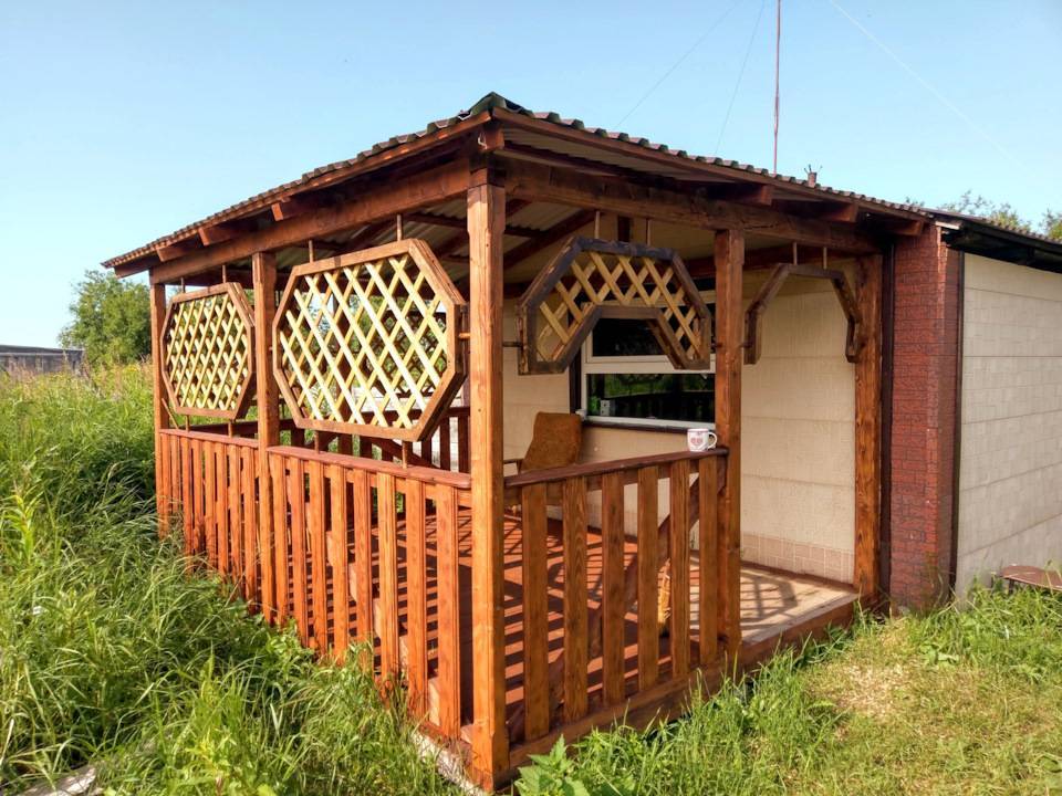 Беседка из дерева своими руками, фото проектов и чертежи